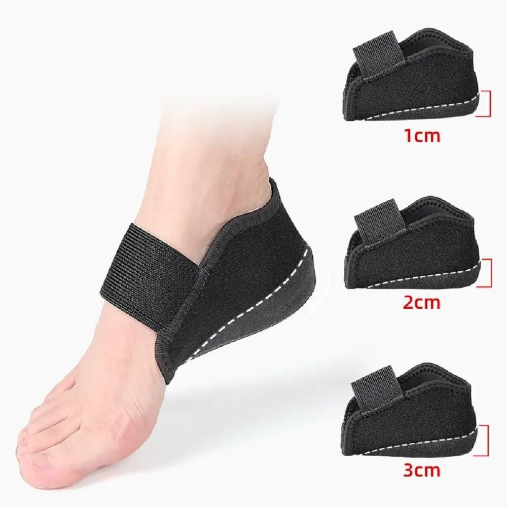 Height Boost Heel Cushion Insoles With Locking Straps