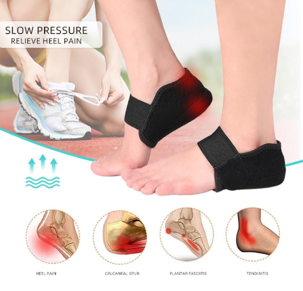 Height Boost Heel Cushion Insoles With Locking Straps